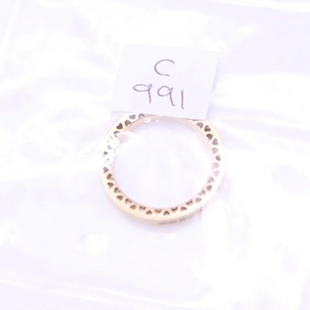Authentic Pandora 14K Gold Radiant Hearts of Pandora Ring